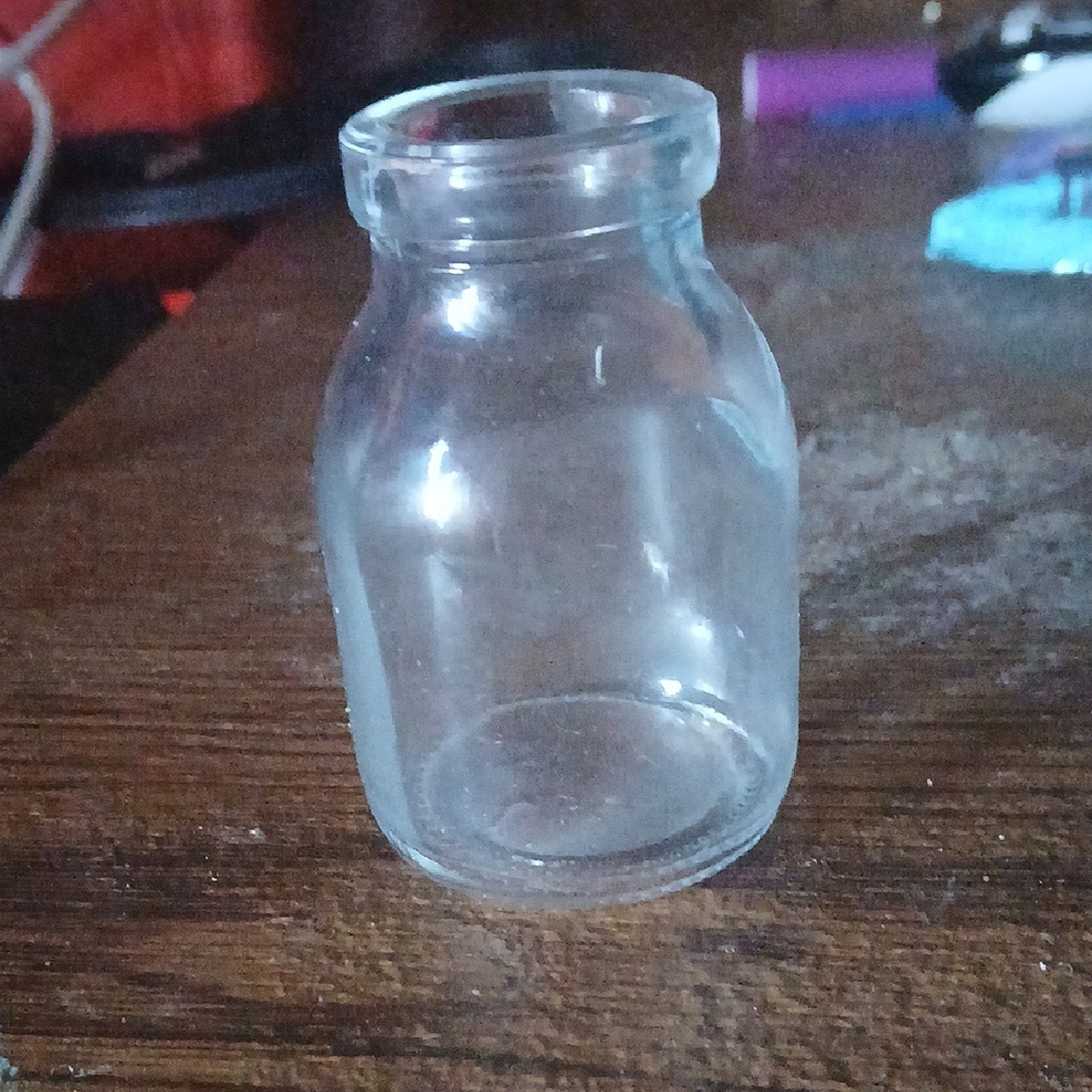 Clear Glass Mini Jar